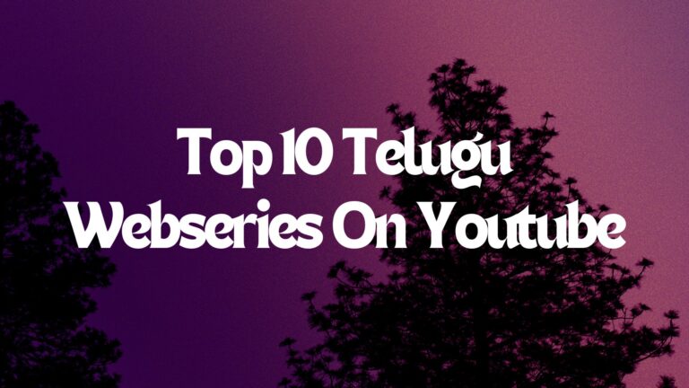 Top 10 Telugu Web series On Youtube